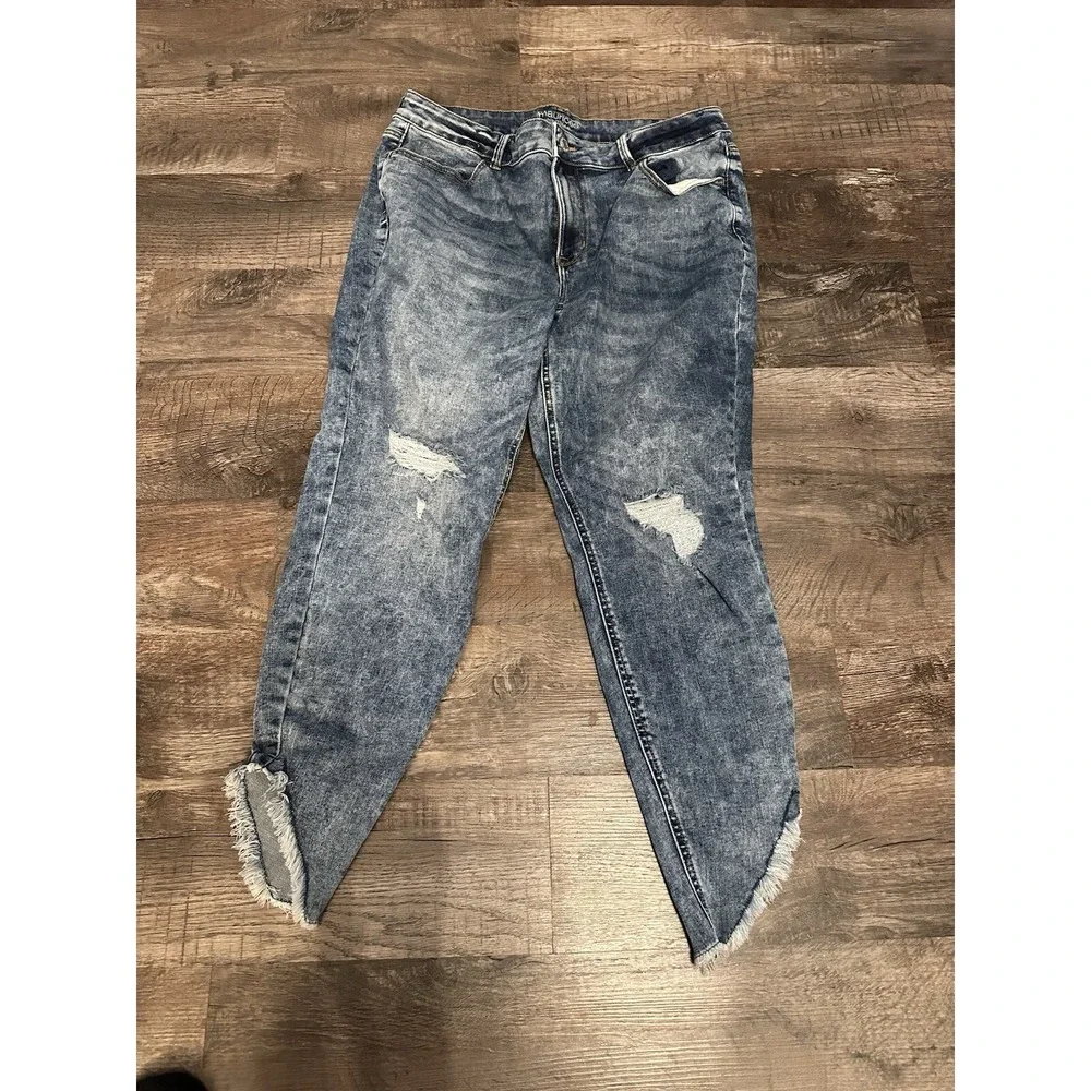 Maurices XL Stretch Jeggings Denim jeans 2 Pair - Picture 4 of 5